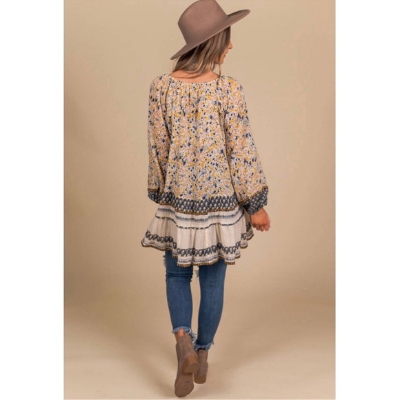 Free People Gardenia Tunic Size Large - Picture 6 of 12